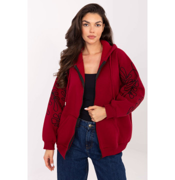 Bluza Damska Model RV-BL-A911.22 Bordo - Relevance