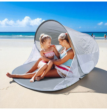 Namiot plażowy, przewiewny parawan, składany w pokrowcu 200x120cm AR15SZ