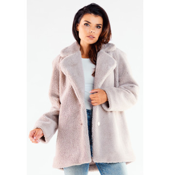 Płaszcz Damski Model A534 Beige - awama