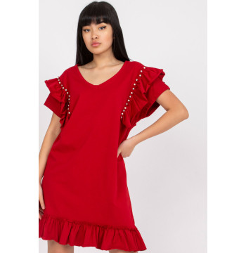 Sukienka Model FA-SK-7017.72P Bordo - Fancy
