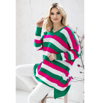 Sweter Damski Model 30091 Dark Green - PeeKaBoo