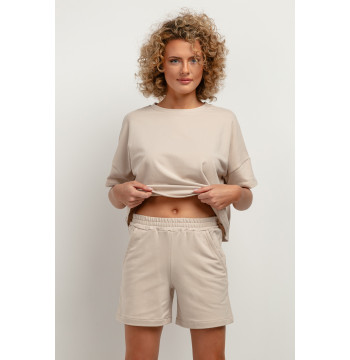 Bluzka Model T386/3 Light Beige - Tessita