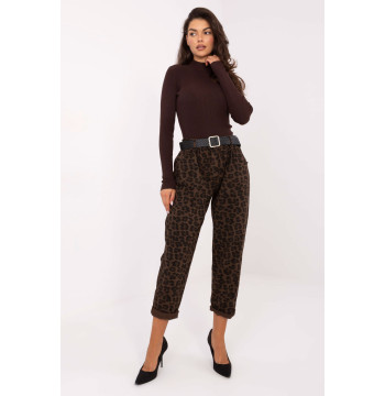 Spodnie Damskie Model IT-SP-242975-1.80 Brown - Italy Moda