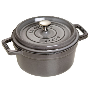 Garnek żeliwny okrągły STAUB 40509-484-0 - grafitowy 1.7 ltr