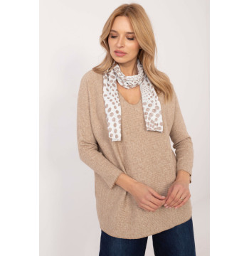 Sweter Damski Model DHJ-BZ-19226.91 Camel - Italy Moda