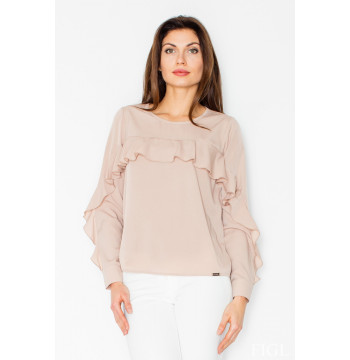 Bluzka Model M466 Beige - Figl