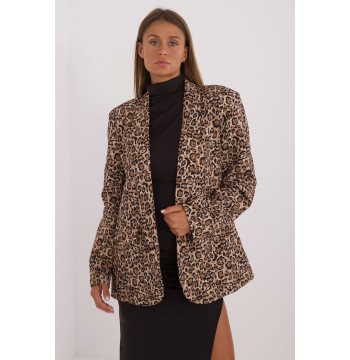 Marynarka Model DHJ-MA-2002A.65 Black/Beige - Italy Moda