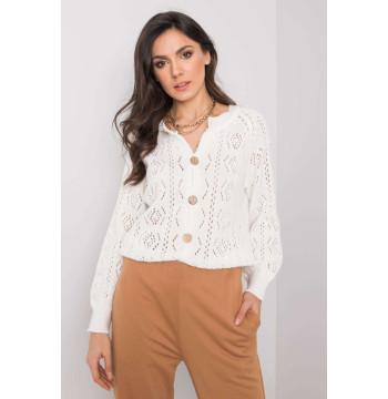 Sweter Kardigan Model TW-SW-BI-591.60 Ecru - Och Bella