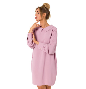 Sukienka Model MOE740 Dirty Pink - Moe Hurtownia odzieży on-line, moda damska, bielizna i obuwie dla kobiet - Matterhorn.pl