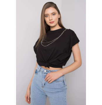 Bluzka Model 157-TS-4170.82 Black - Rue Paris