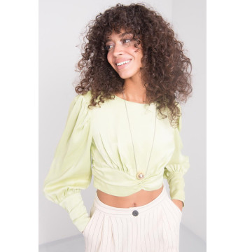 Bluzka Model 15578 Limonka - By Sally Fashion