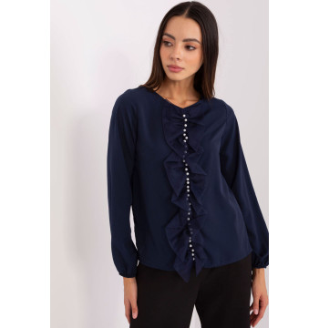 Bluzka Model LK-BZ-506673.36 Navy - Lakerta
