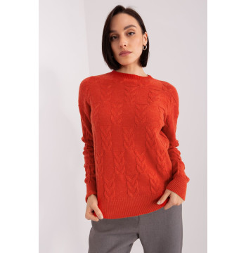 Sweter Damski Model AT-SW-2340.43 Dark Orange - AT