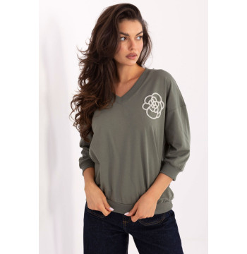 Bluzka Model RV-BZ-A891.21P Khaki - Relevance