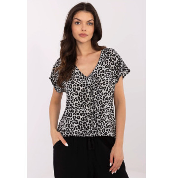 Bluzka Model D73771M11171B Grey/Black - Sublevel