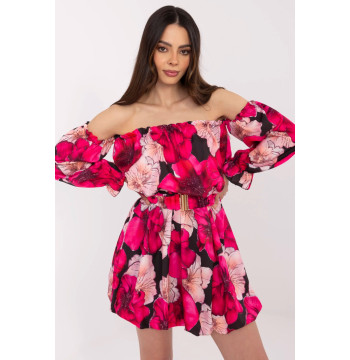 Sukienka Model MI-SK-A1447.84 Black/Pink - Italy Moda