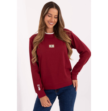 Bluza Damska Model RV-BL-A868.46 bordo - Relevance