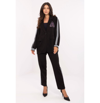 Spodnie Komplet Model IT-KMPL-9721.15 Black - Rue Paris