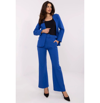 Spodnie Damskie Model DHJ-SP-18737.08 Cobalt - Italy Moda
