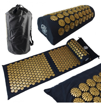 Mata do akupresury, masażu, z poduszką ECARLA SPORTS 116 x 43 cm MATA11