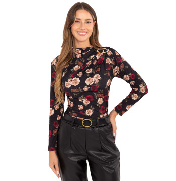 Bluzka Model IT-BZ-20315-1.19P Black - Rue Paris