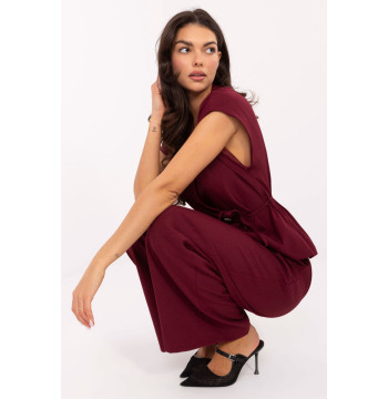 Spodnie Komplet Model IT-KMPL-21029.78 Bordo - Italy Moda
