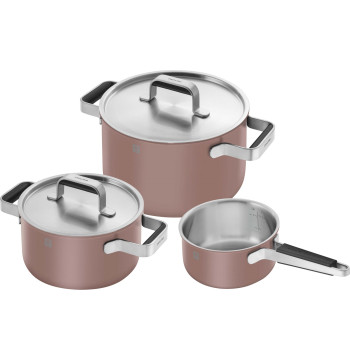 ZWILLING PURE Zestaw 3 garnków