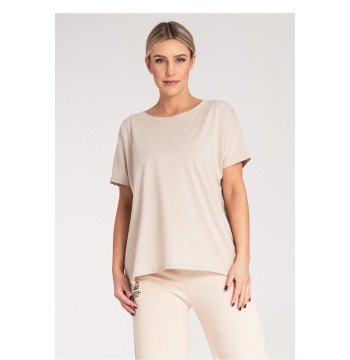 Tshirt Damski Model M1164 Beige - Figl