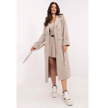 Płaszcz Damski Model LK-PL-509835.07 Beige - Lakerta