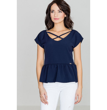 Bluzka Model K396 Navy - Lenitif