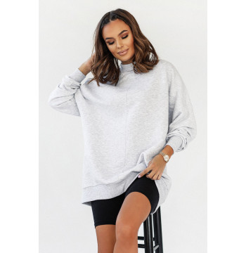 Bluza Damska Model Simple D27 Grey - IVON