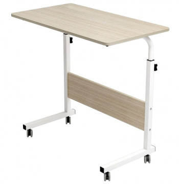 Mobilne biurko stolik pod laptop tablet, regulowane na kółkach STL03WZ4