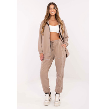 Spodnie Komplet Model RV-KMPL-A881.15 Dark Beige - Relevance