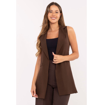 Kamizelka Model IT-KZ-FL5069.84 Brown - Rue Paris