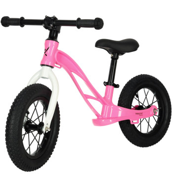 Rowerek biegowy Trike Fix Active X2 rower lekki 3,7 kg pompowane koła różowy