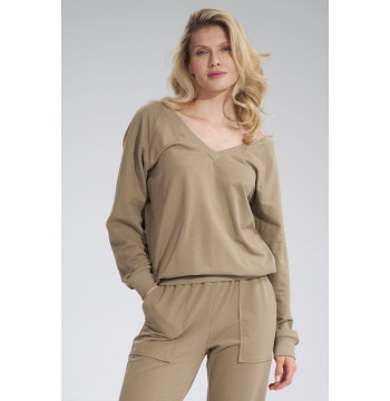 Bluza Damska Model M799 Beige - Figl