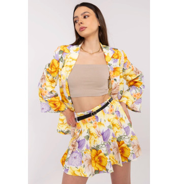 Spodnie Komplet Model DHJ-KMPL-A9061.67 Yellow - Italy Moda