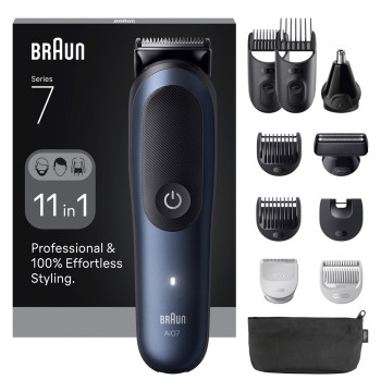 Brązowy trymer do brody/włosów/trymer AllinOne Style Kit AIO7540 (245036)