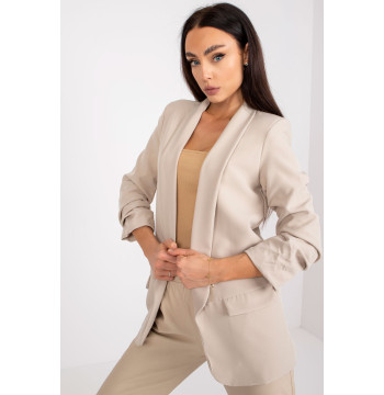 Marynarka Model DHJ-MA-7684.15P Light Beige - Italy Moda