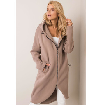 Bluza Damska Model RV-BL-4858-1.99P Dark Beige - Rue Paris