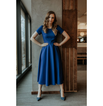 Sukienka Model T372/4 Navy - Tessita