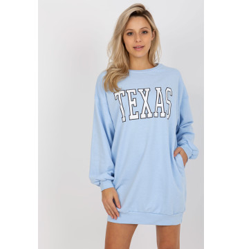 Bluza Damska Model EM-BL-U719.82P Light Blue - Ex Moda