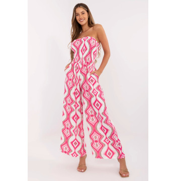 Kombinezon Model MI-KO-611251.09 White/Pink - Italy Moda