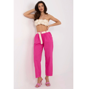 Spodnie Damski Model DHJ-SP-20506.79 Fuksja - Italy Moda