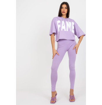 Spodnie Komplet Model EM-KMPL-735.10 Light Violet - Ex Moda