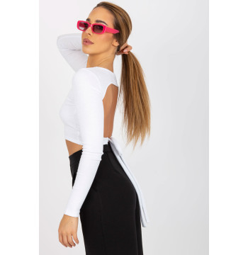 Bluzka Model RV-BZ-8010.82 White - Rue Paris
