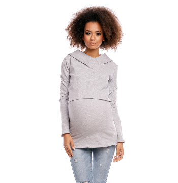 Bluza model 1473 Light Gray - PeeKaBoo