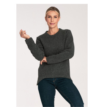 Sweter Damski Model M1044 Dark Grey - Figl
