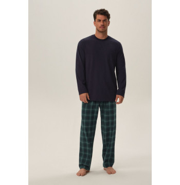 Piżama Męska Model Herb 41913-59X Navy - Henderson