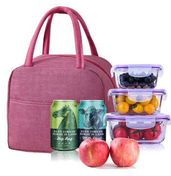 Torba Termiczna Izolacyjna Lunch Box Śniadaniówka na Jedzenie Piknik Plażę